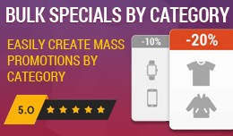 Mass Product Specials by Category