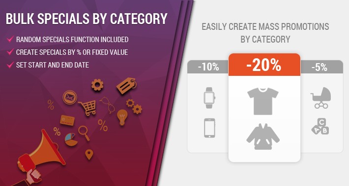 Mass Product Specials by Category