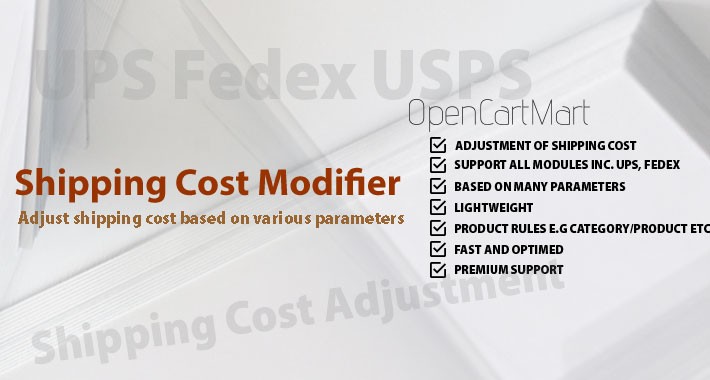 Shipping Cost Modifier