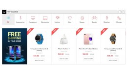 Opencart Products Tabs-Slider Product Listing Tabs