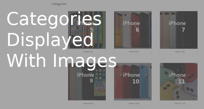 Categories with Images