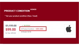 Product Condition