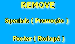 Remove Specials on Footer / Remover Produtos em ..