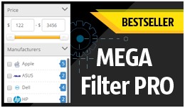 Mega Filter PRO [by attribs, options, brands, pr..