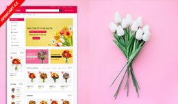 Flower Shop Ecommerce website template