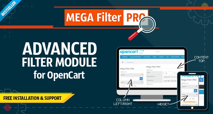 Mega Filter PRO [by attribs, options, brands, price, filters]