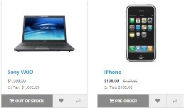 Out Of Stock Products Disabled Add To Cart button