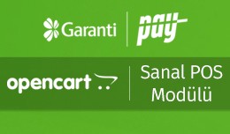 GarantiPay OpenCart Entegrasyon Modülü