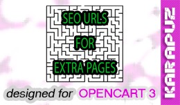 SEO URLs for Extra Pages (Opencart 3)