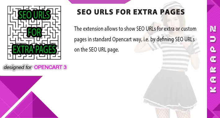SEO URLs for Extra Pages (Opencart 3)