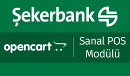 Şekerbank OpenCart Sanal POS Modülü - Şekerb..