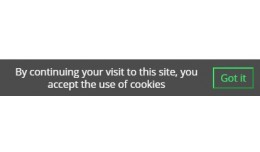 Simple cookie policy notice plugin