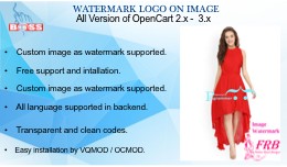 Watermark on image for OpenCart 2.x & 3.x &a..