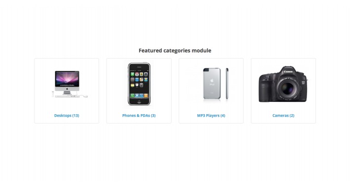 Featured Categories Module 2.3.x - 3.0.x [ocmod]