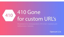 410 Gone: server response for selected URLs