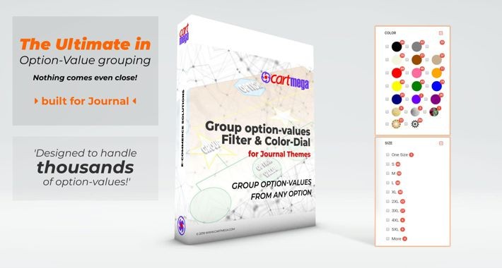 Group OptionValues Filter/ColorDial for Journal 3x OC 2.3.x