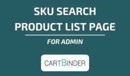Sku Search On Product List Page For Admin