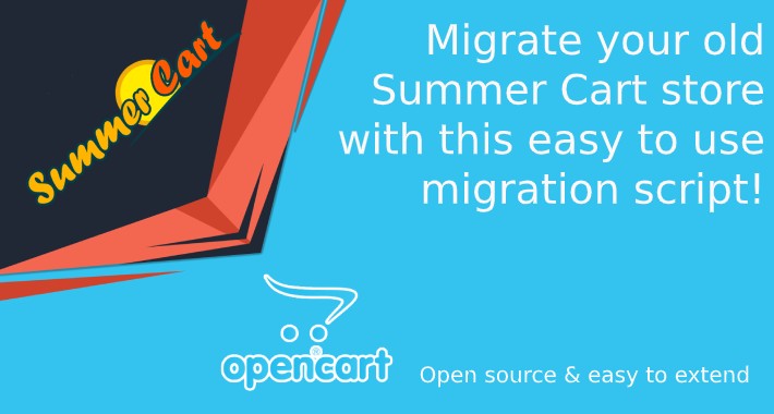Summer Cart to Opencart Migration Script