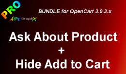 BUNDLE "Ask About Product & Hide Add to..