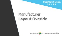 Manufacturer Layout Overide