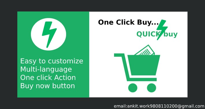 One Click buy -Quick Buy-Checkout