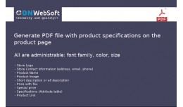 Generate a pdf file with product description and..