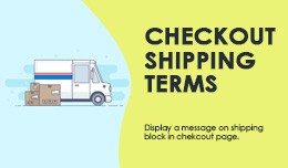 Checkout Shipping Terms