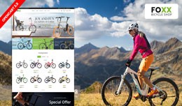 Foxx Bike & Bicycle responsive Theme