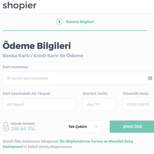 OpenCart - Shopier 3.0.x Ödeme Sistemi