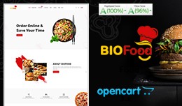 Bio Food Mega Multi Store Opencart Theme