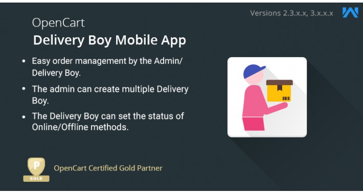 OpenCart Delivery Boy Mobile App