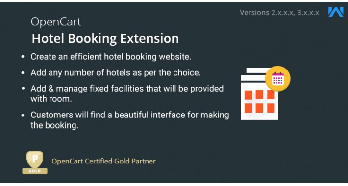 Opencart Hotel Booking Extension