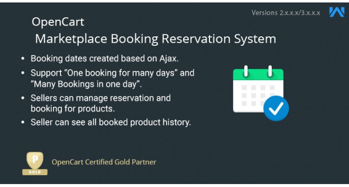 Opencart Multi Seller Booking and Reservation