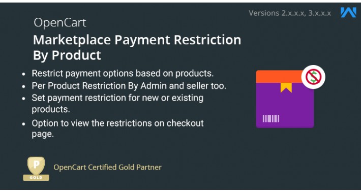 Opencart Multi Vendor Marketplace Payment Restriction By Product
