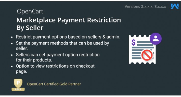 Opencart Multi Vendor Marketplace Payment Restriction By Seller