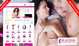 Play Sex toys e-commerce template (Free Installa..