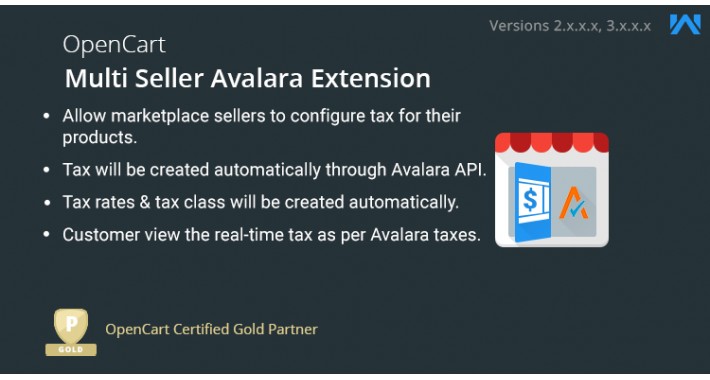 Opencart Multi Seller Avalara Extension
