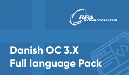 Danish Language Pack for Opencart 3.x - Frontend..