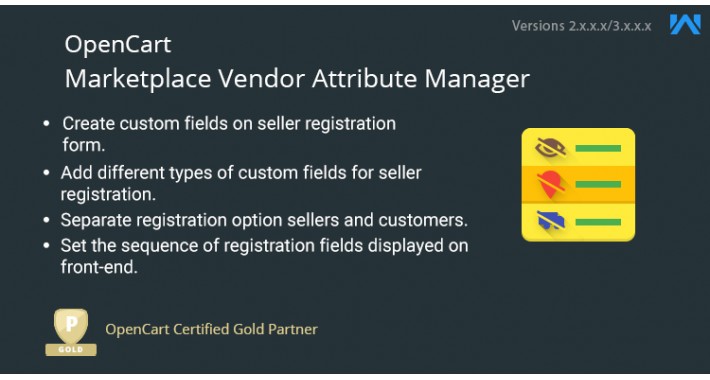 Opencart Marketplace Vendor Attribute Manager