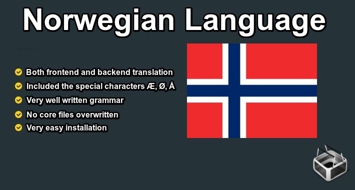 Norwegian Language | Norsk Språk (Catalog + Admin)