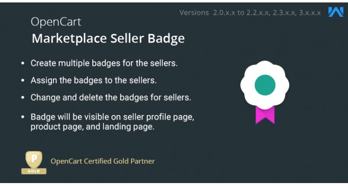 Opencart Multi Seller Marketplace Seller Badge