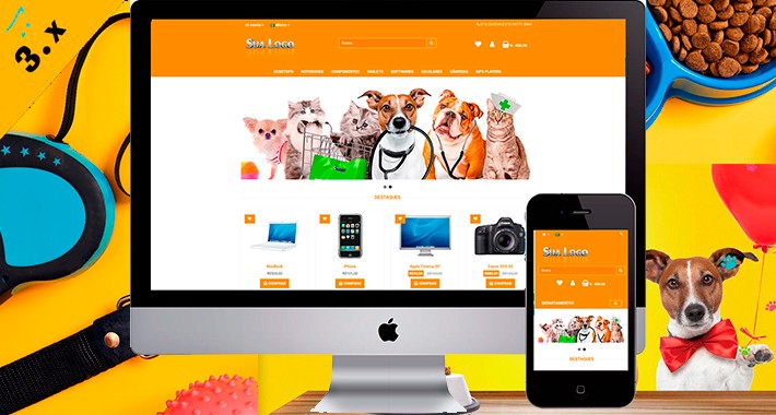 Petshop Premium Theme 14 option colors  OPen Cart 3 Theme