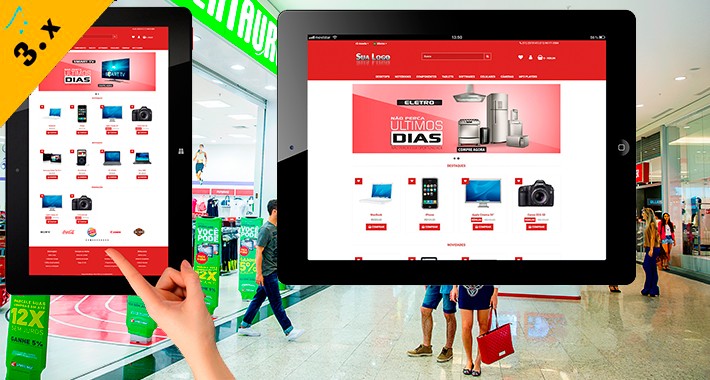 Shopping Store Premium Theme 14 option colors OPen Cart 3