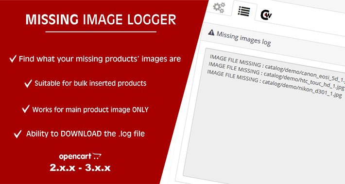 Missing image file checker/logger