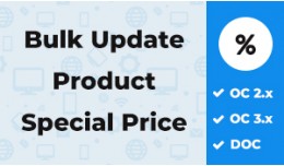 Bulk Update Special Price