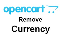 Opencart Remove Currency Menu From Frontend