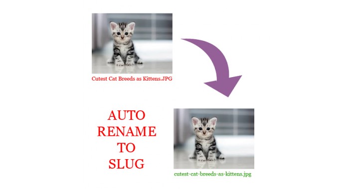 Automatically rename images when uploading