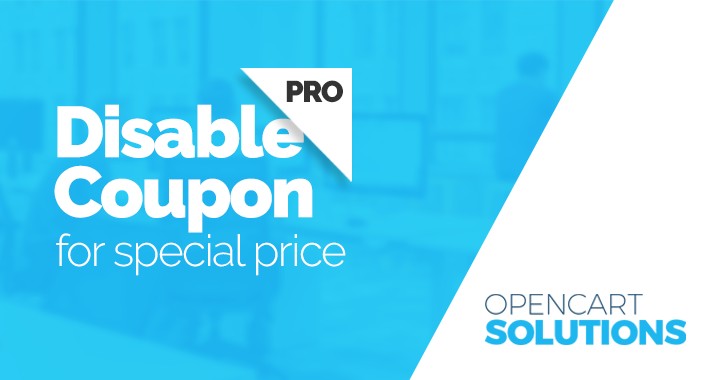Disable Coupon for special price PRO