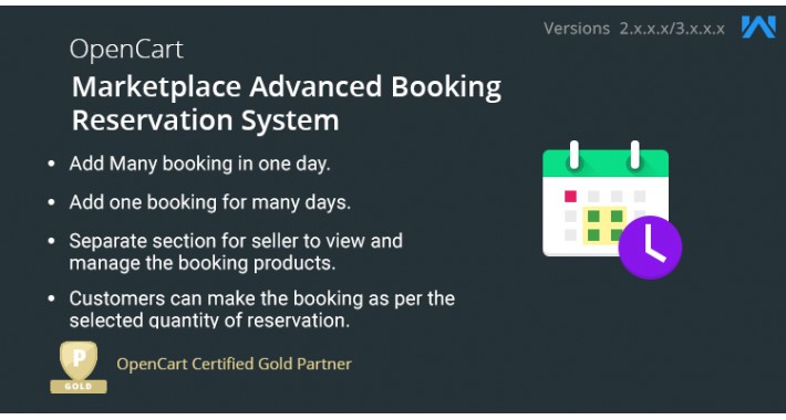 Opencart Multi Vendor  Advanced Booking Reservation