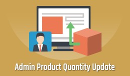 Admin Product Quantity Update